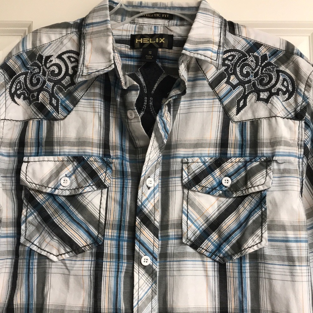 Helix button down shirt